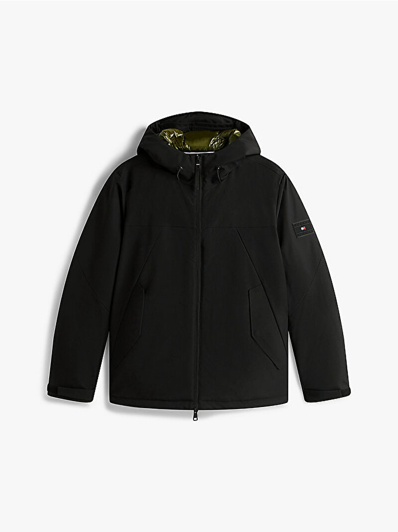 Erkek Tech Hooded Short Mont Siyah MW0MW41363BDS