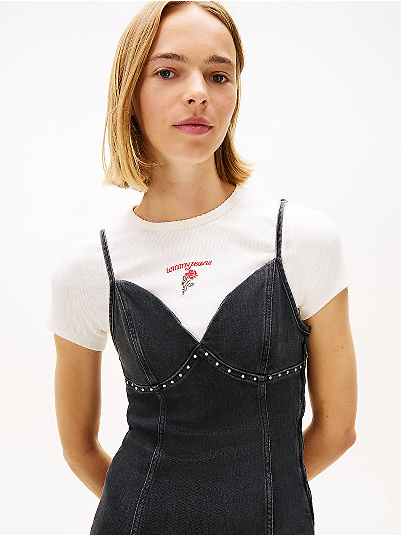 Kadın Maxi Elbise Siyah DW0DW216341BZ