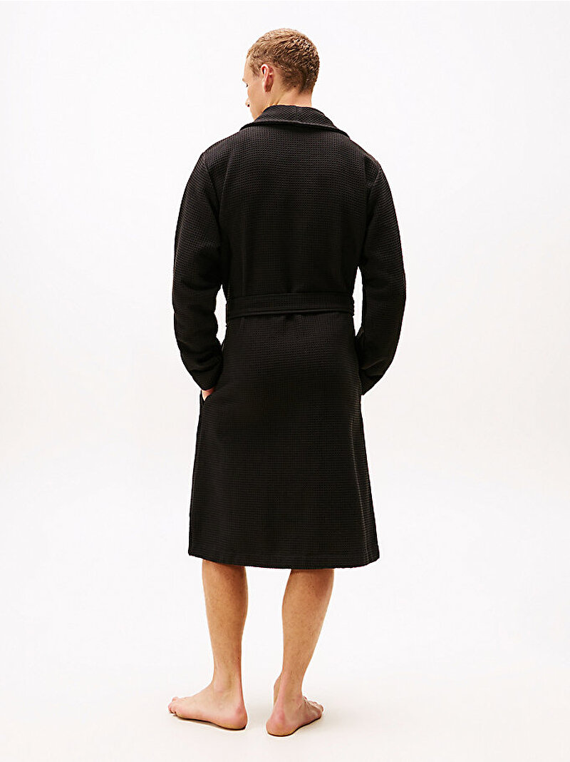 Erkek Waffle Bornoz Siyah UM0UM03524BDS