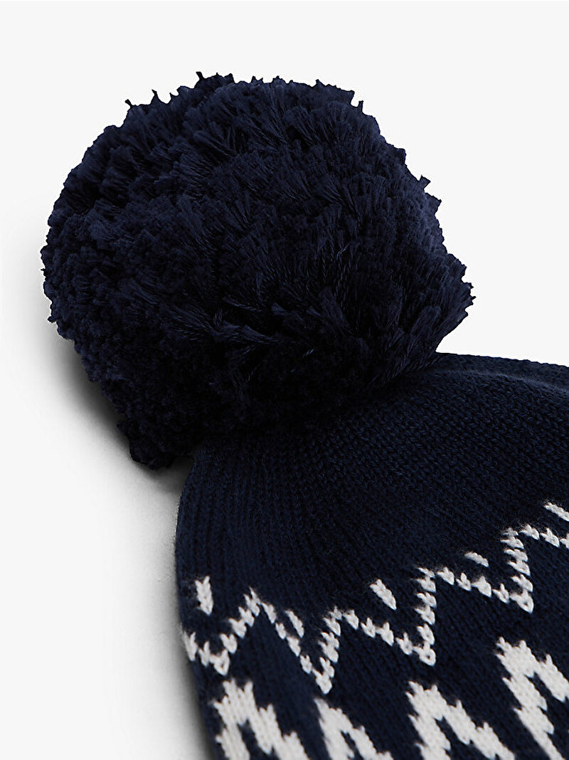 Erkek Çocuk Fairisle Bere Lacivert KB0KB101320GJ