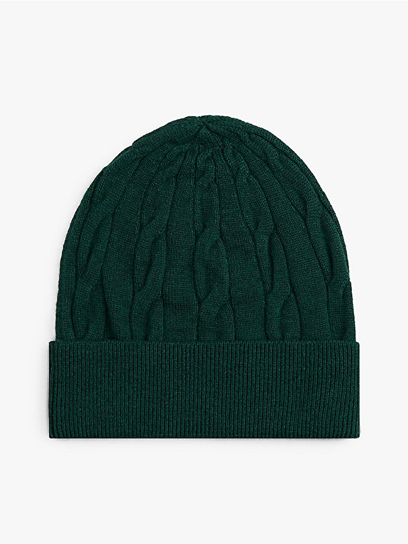 Çocuk Unisex TH Crest Knit Bere Yeşil AU0AU02041L6K