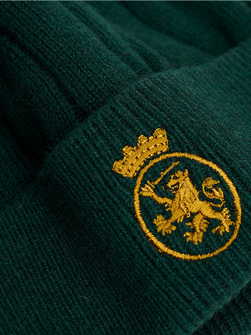 Çocuk Unisex TH Crest Knit Bere Yeşil AU0AU02041L6K