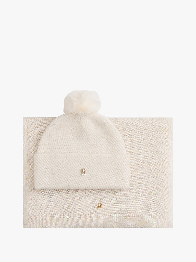 Kadın Pom Pom Bere Beyaz  AW0AW17995YA8