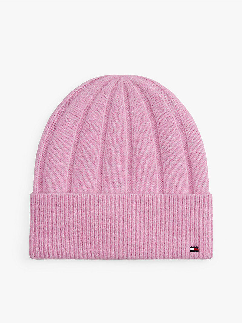 Kadın TH Flag Fluffy Bere Pembe  AW0AW17779TR9