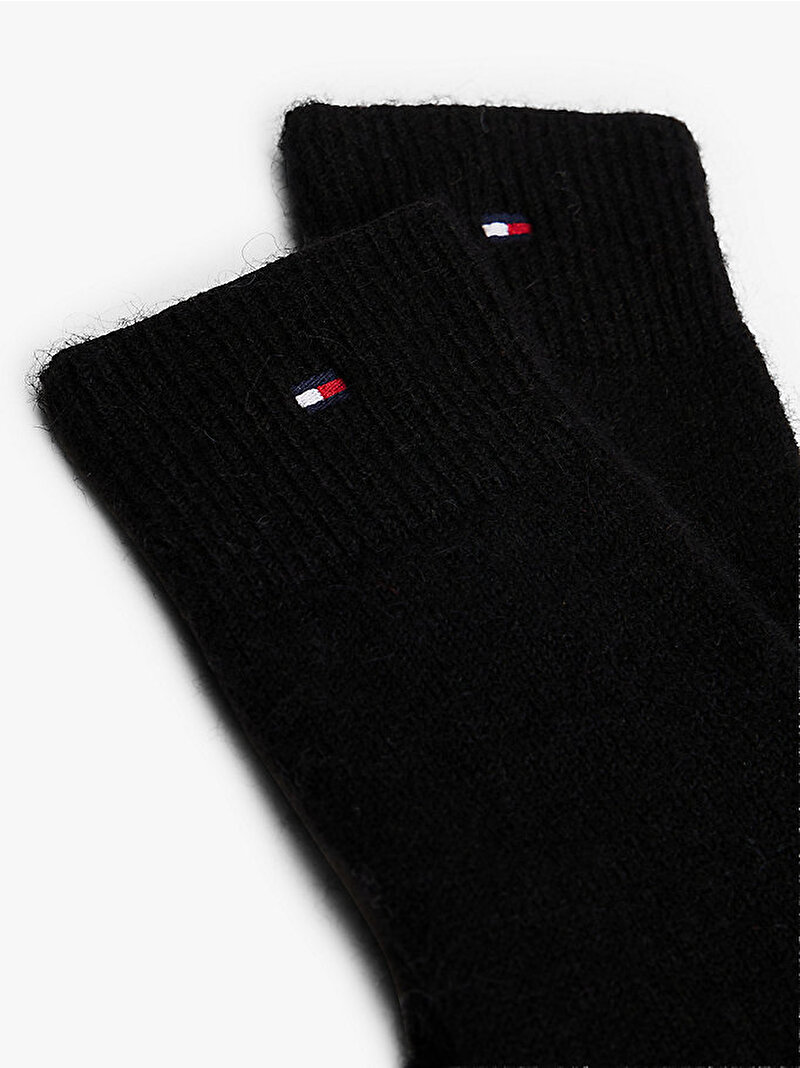 Kadın TH Flag Fluffy Eldiven Siyah AW0AW17797BDS