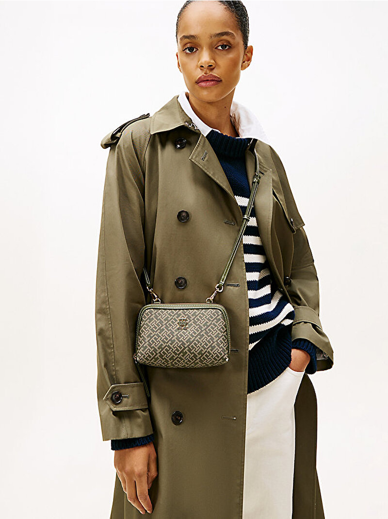 Kadın TH Monoplay Mini Çapraz Çanta Yeşil AW0AW17712MT1