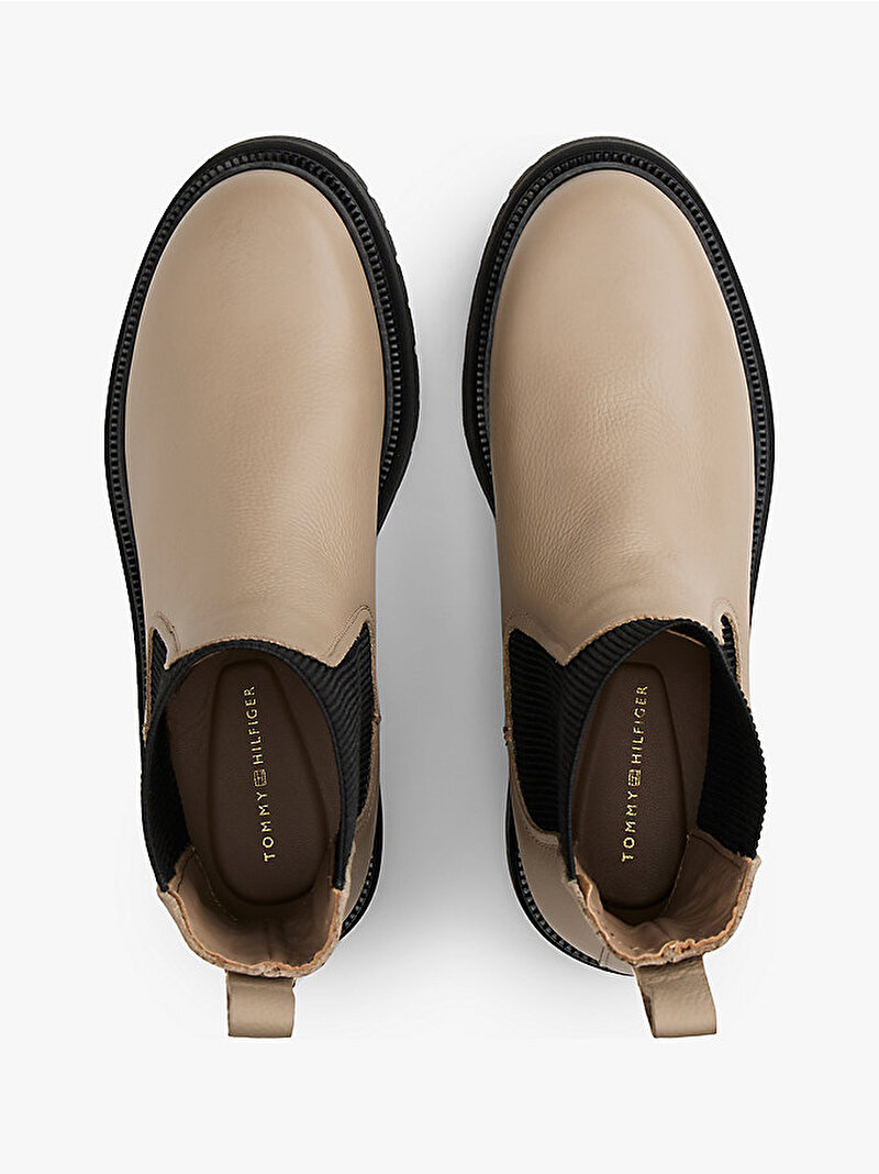 Kadın TH Plaque Pebble Bot Bej  FW0FW08771AFE