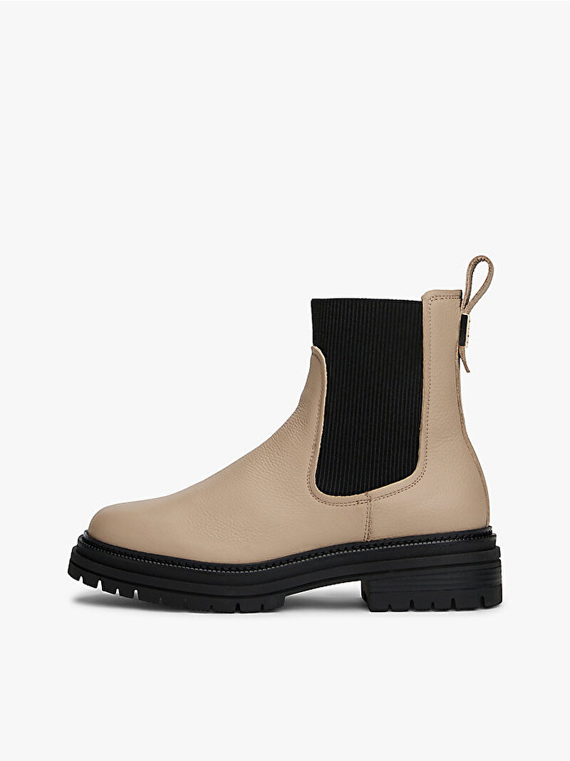 Kadın TH Plaque Pebble Bot Bej  FW0FW08771AFE