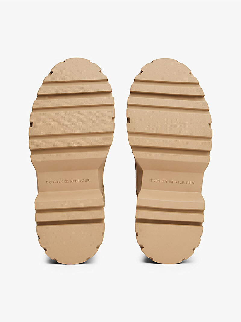 Kadın Real Shearling Laceup Bot Bej  FW0FW08996ACC