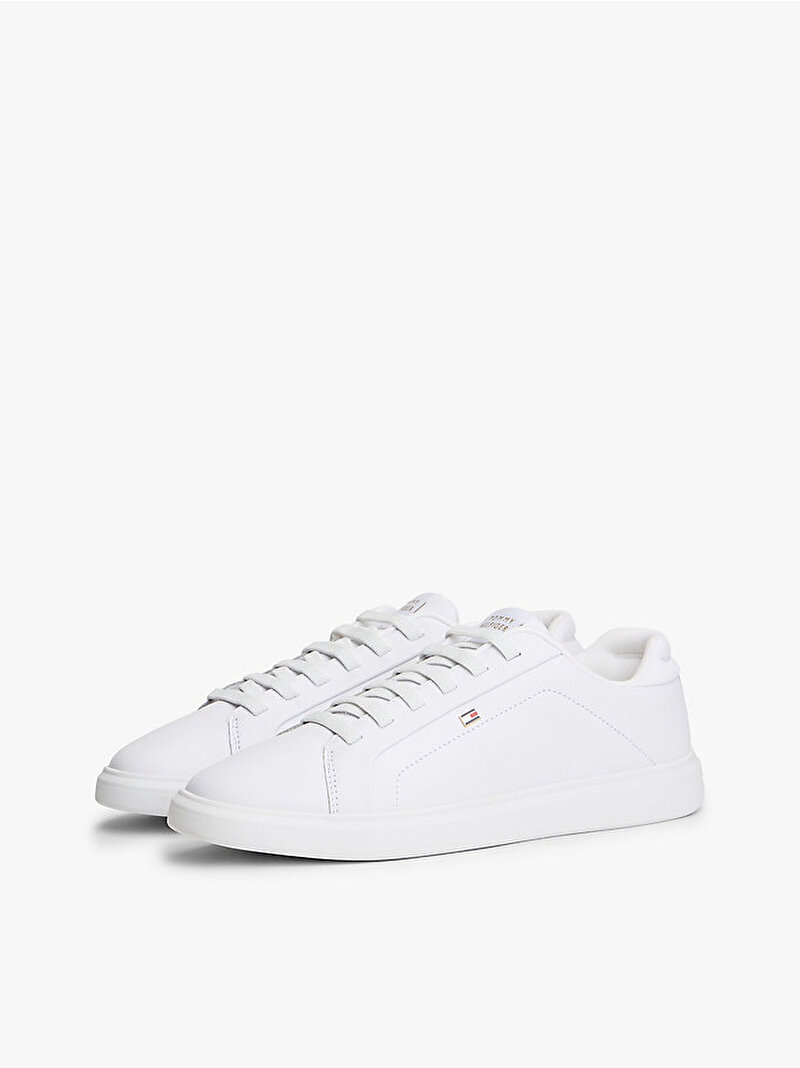 Kadın TH Icon Court Sneaker Beyaz  FW0FW08948YBS