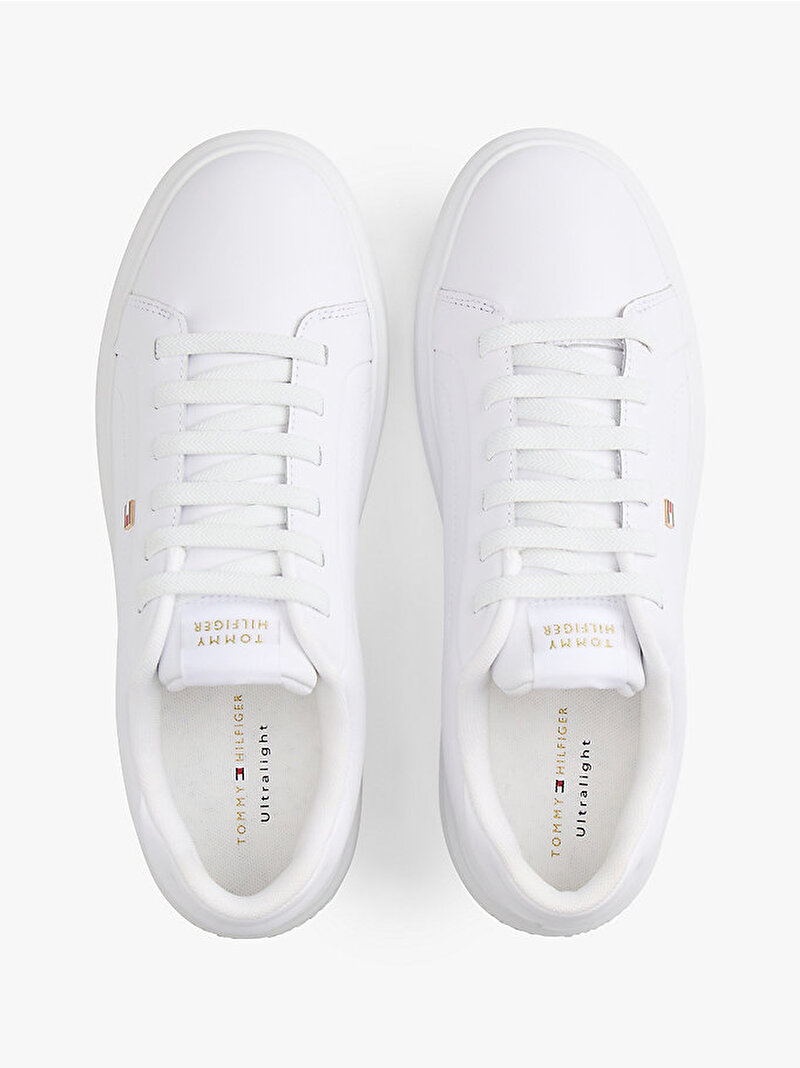 Kadın TH Icon Court Sneaker Beyaz  FW0FW08948YBS