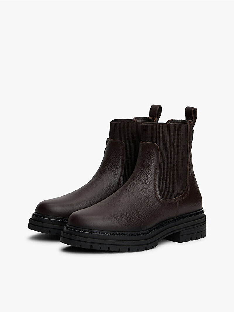 Kadın TH Plaque Pebble Bot Kahverengi FW0FW08771BCR