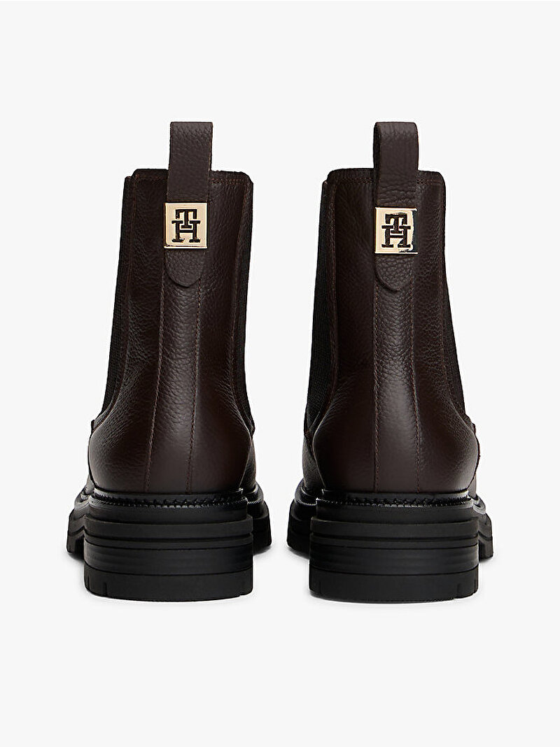 Kadın TH Plaque Pebble Bot Kahverengi FW0FW08771BCR