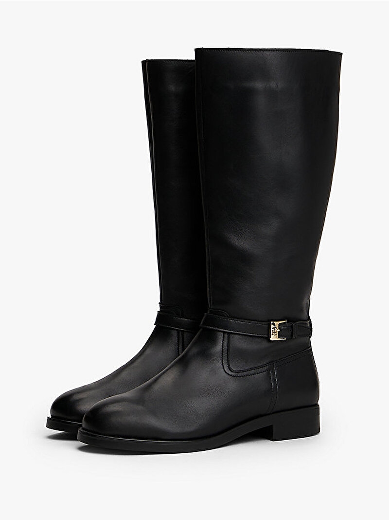 Kadın TH Buckle Riding Bot Siyah FW0FW08873BDS