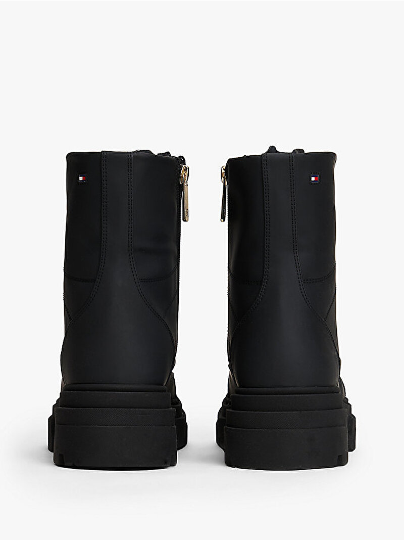 Kadın Tommytech Water Repellent Bot Siyah FW0FW09161BDS