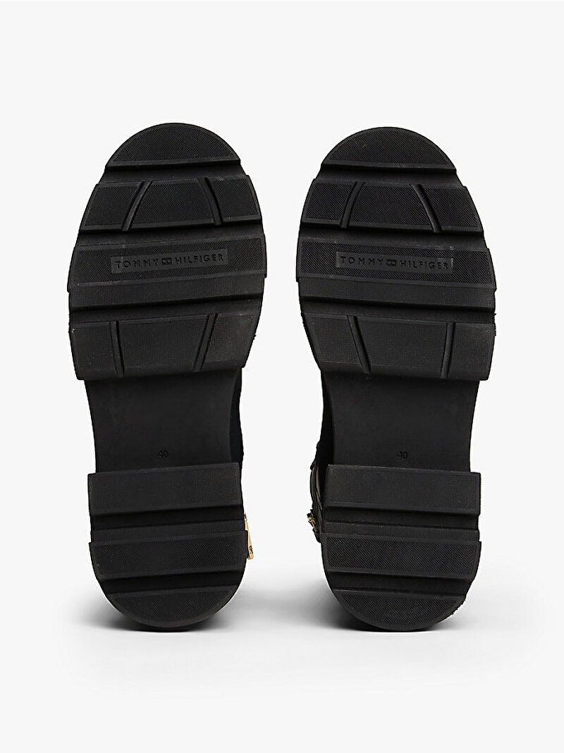 Kadın Tommytech Water Repellent Bot Siyah FW0FW09161BDS