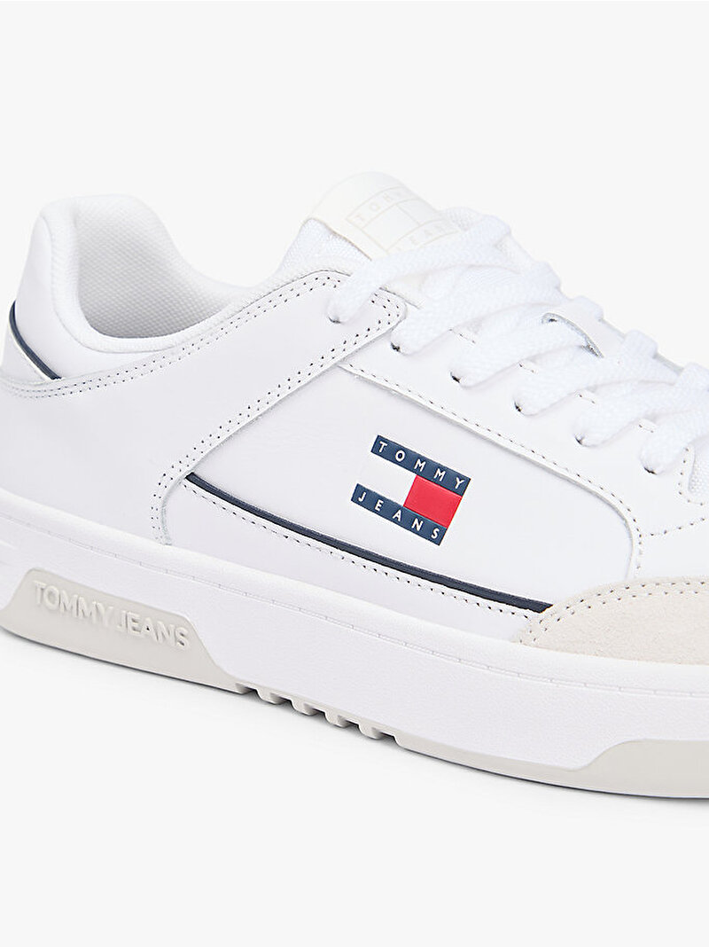 Erkek TJM Cupsole Sneaker Beyaz  EM0EM01660YBS