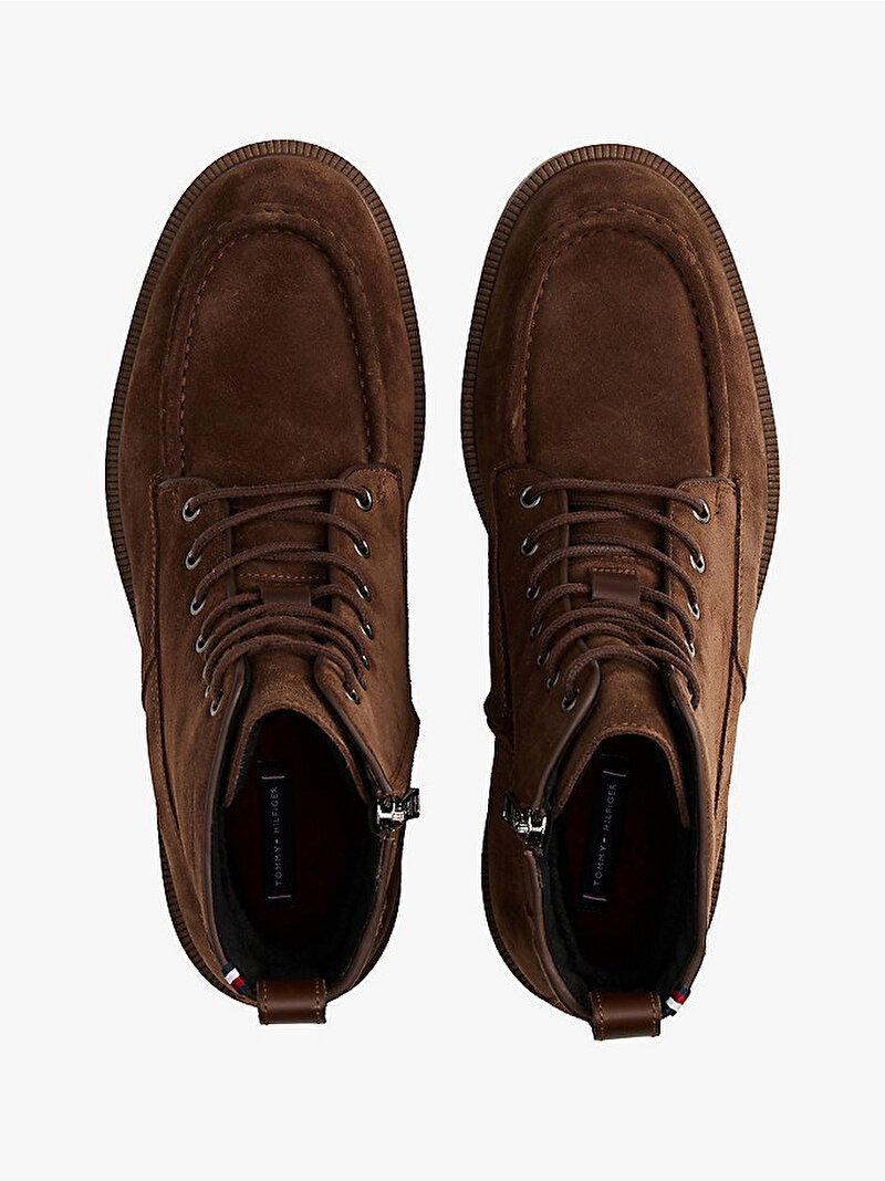 Erkek Cleated Hilfiger Bot Kahverengi FM0FM05599GV0