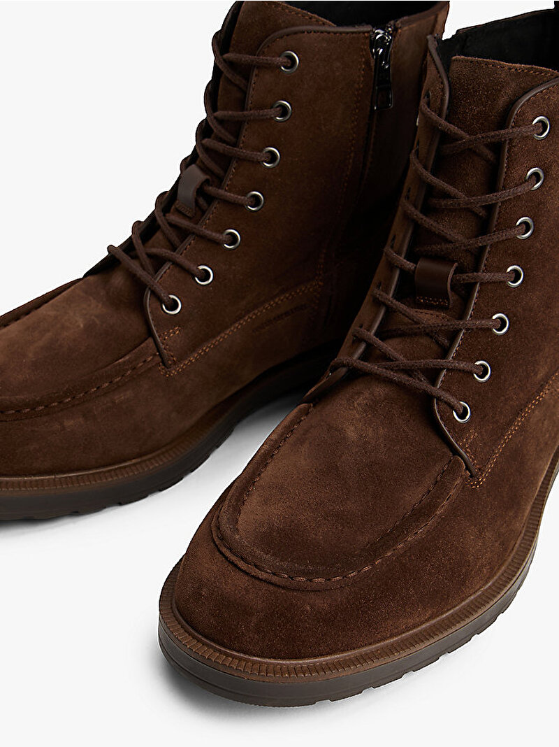 Erkek Cleated Hilfiger Bot Kahverengi FM0FM05599GV0