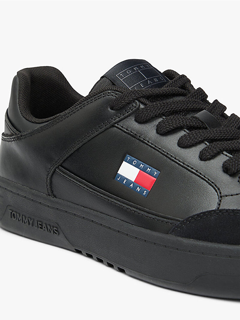 Erkek TJM Cupsole Sneaker Siyah EM0EM01660BDS