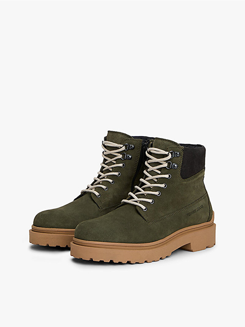 Erkek TJM Lace Up Bot Yeşil EM0EM01642MRH