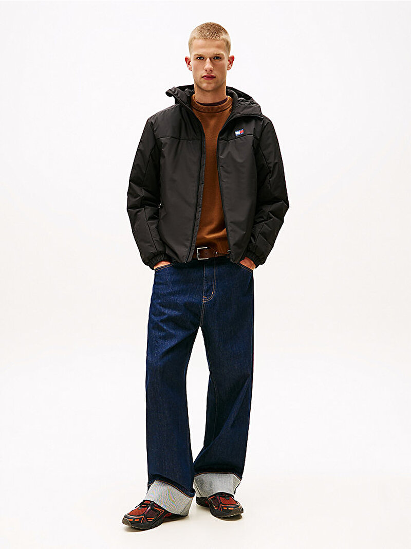 Erkek TJM Padded Poly Mont Siyah DM0DM22065BDS