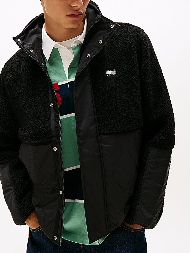 Erkek TJM Essential Mix Teddy Mont Siyah DM0DM22066BDS