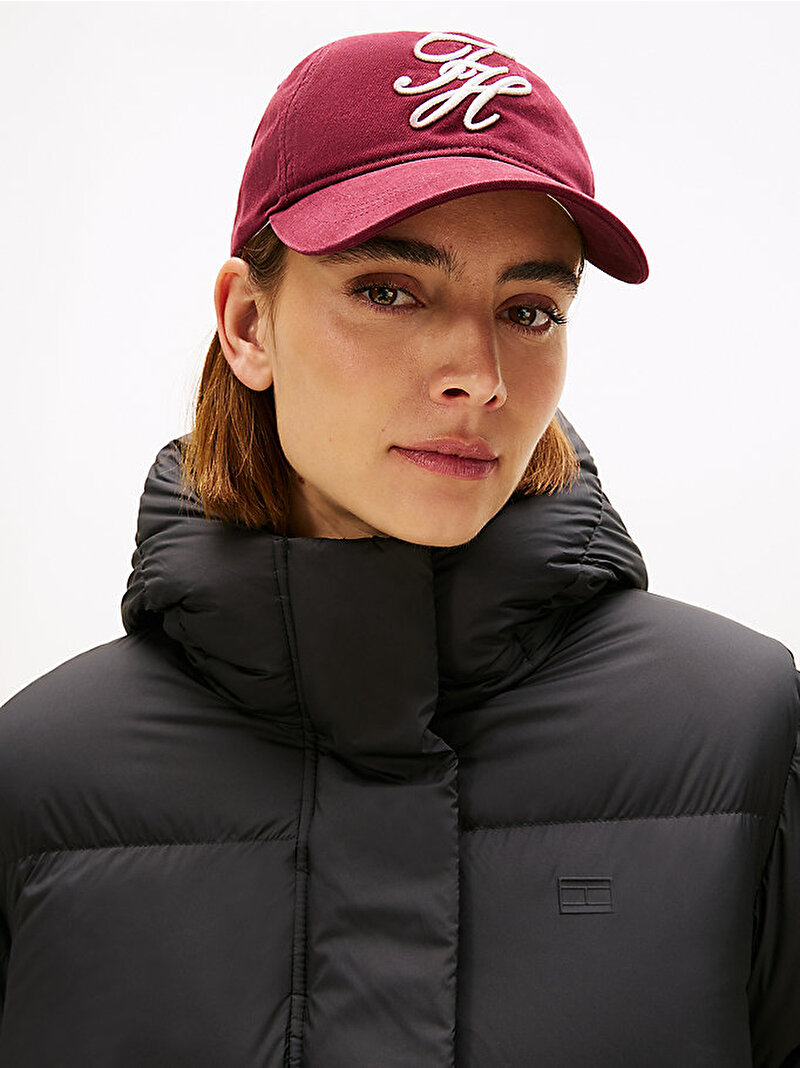 Kadın Modern Down Regular Puffer Mont Siyah WW0WW46535BDS