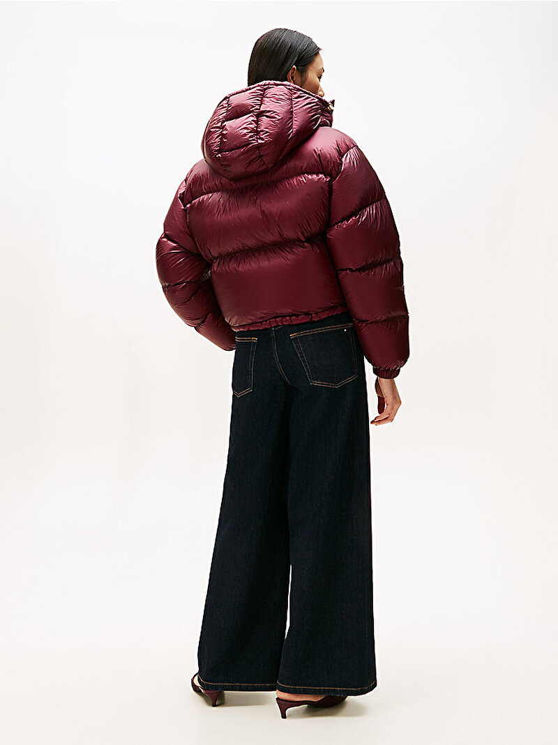 Kadın Super Light Down Puffer Mont Kırmızı WW0WW46541XIH