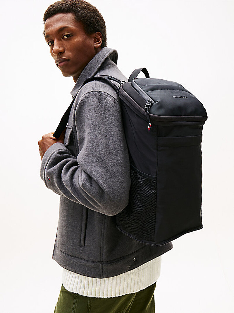 Erkek TH Travel Packable Sırt Çantası Siyah AM0AM14037BDS