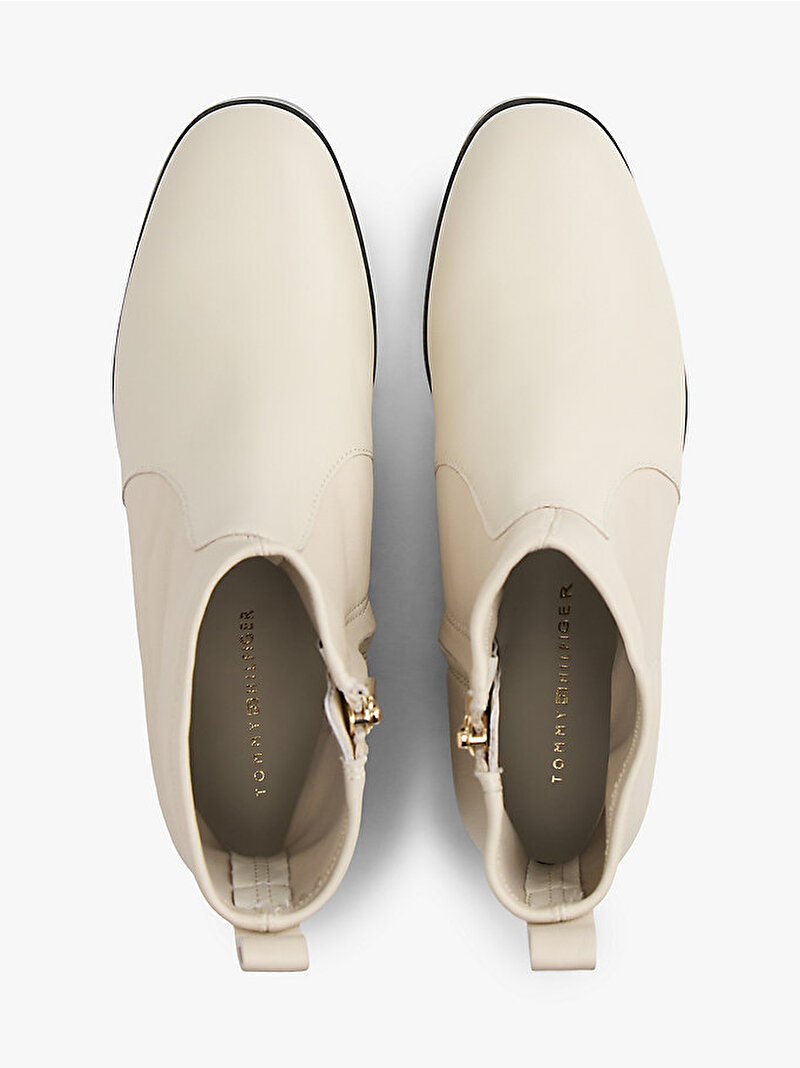 Kadın TH Stretch Leather Bot Bej FW0FW08860ACG