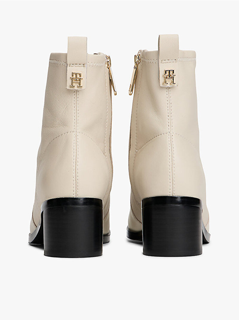 Kadın TH Stretch Leather Bot Bej FW0FW08860ACG