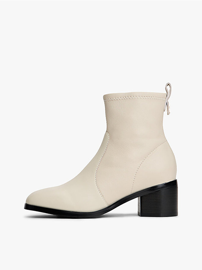 Kadın TH Stretch Leather Bot Bej FW0FW08860ACG