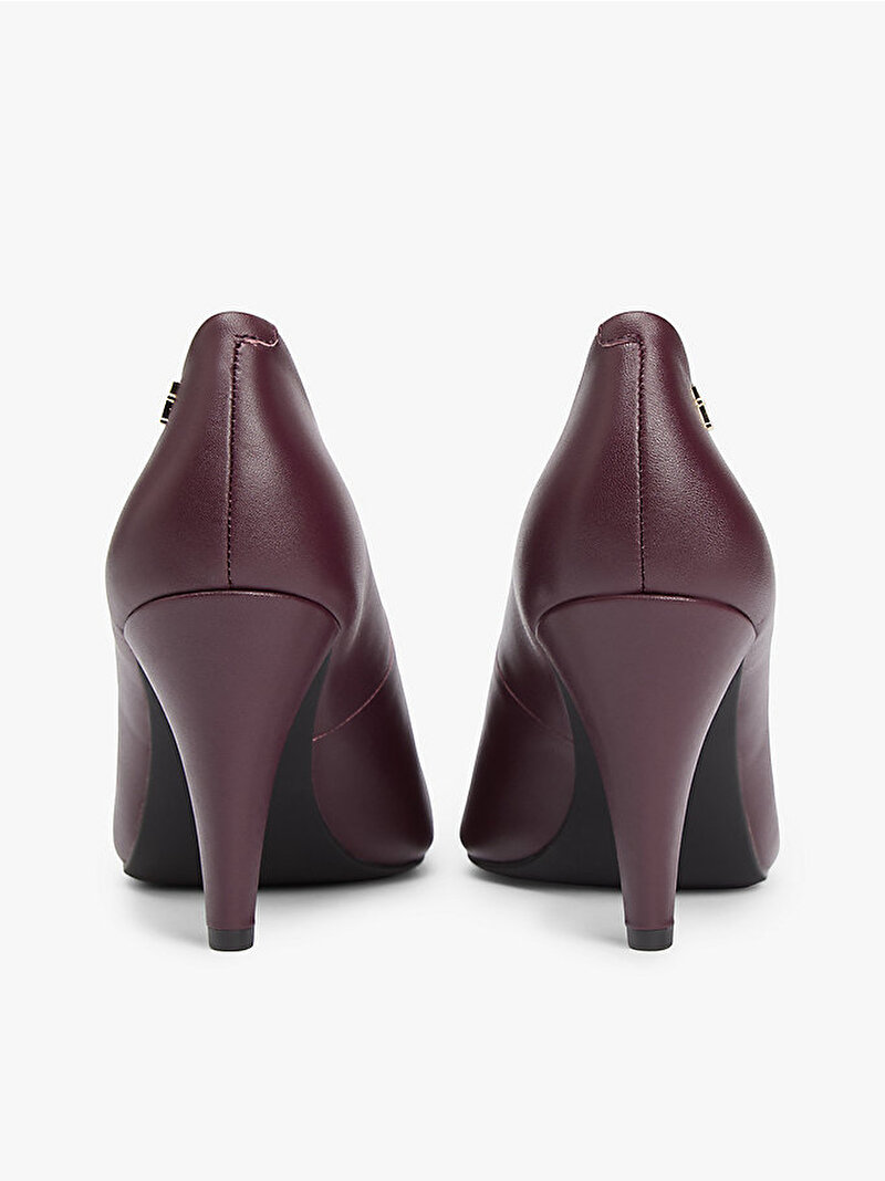 Kadın Th Smooth Leather Topuklu Ayakkabı Kırmızı FW0FW08960XI8