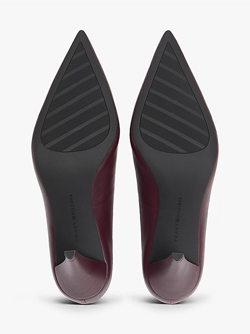 Kadın Th Smooth Leather Topuklu Ayakkabı Kırmızı FW0FW08960XI8