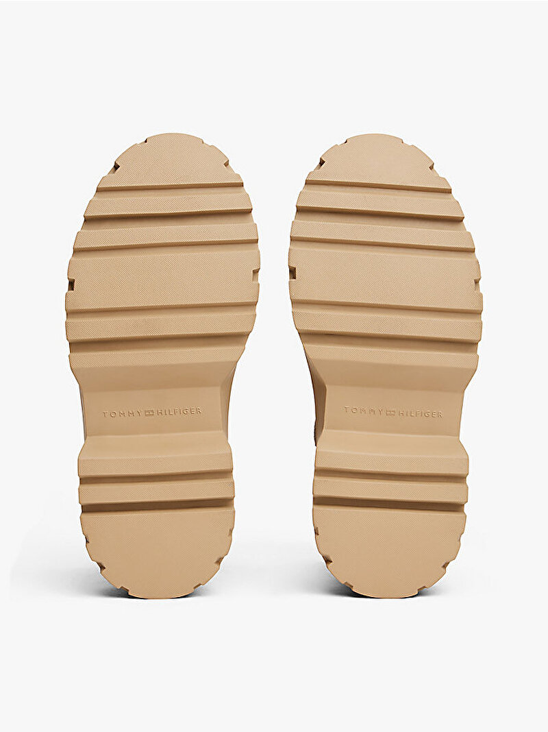 Kadın Real Shearling Laceup Bot Bej FW0FW08997ACC