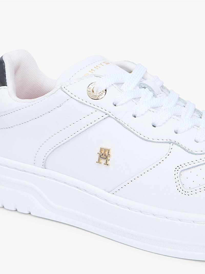 Kadın Th Sporty Cupsole Sneaker Beyaz FW0FW09025YBS