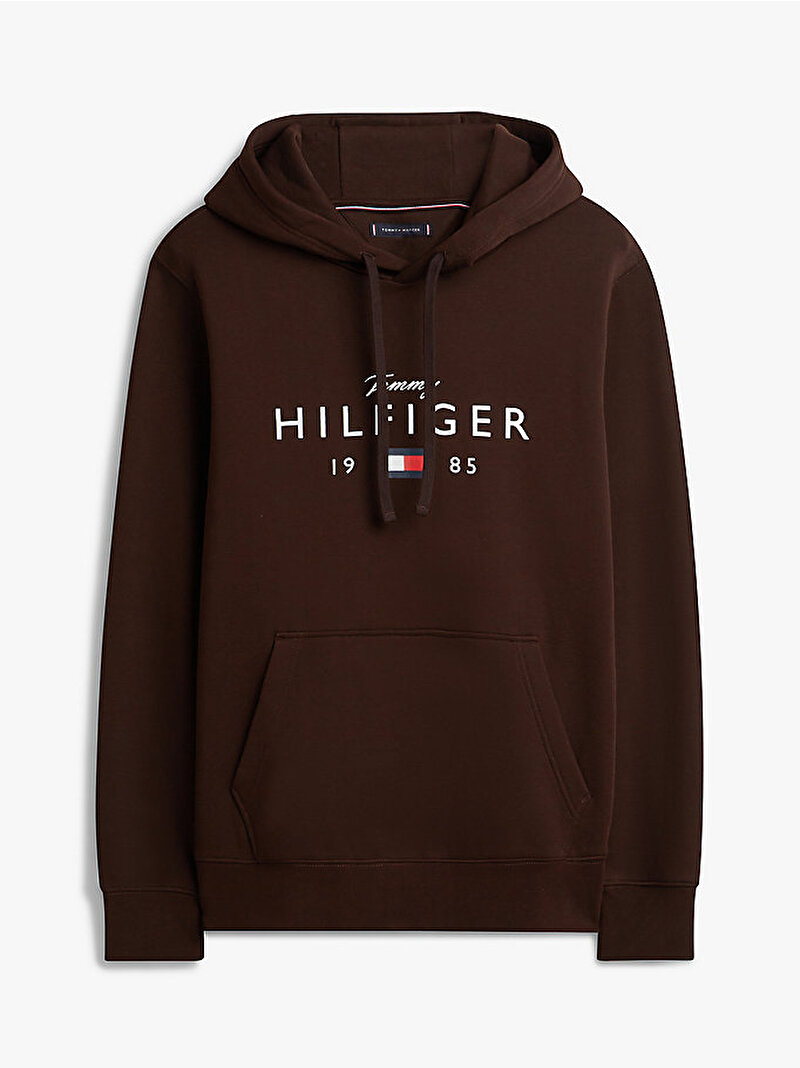 Erkek Brand Love Big Sweatshirt Kahverengi MW0MW41427HJT