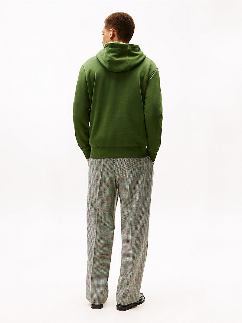 Erkek Brand Love Big Sweatshirt Yeşil MW0MW41427L01