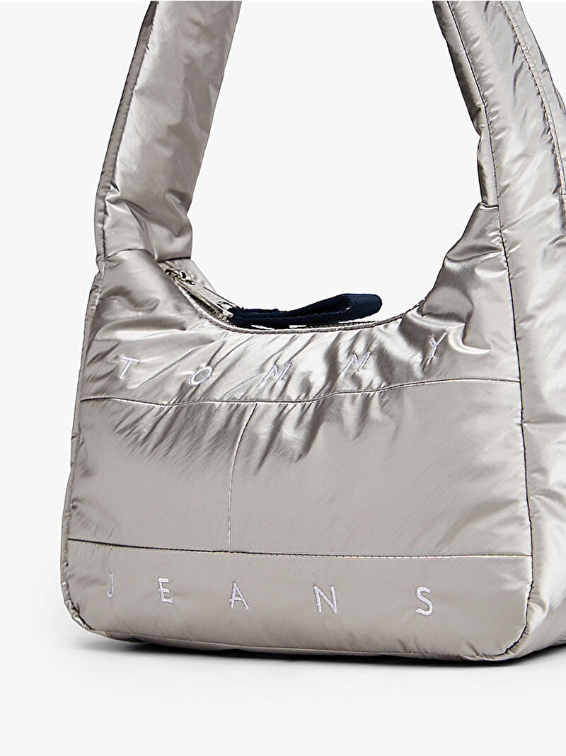 Kadın TJW Archive Silver Omuz Çantası Gümüş AW0AW180660IP