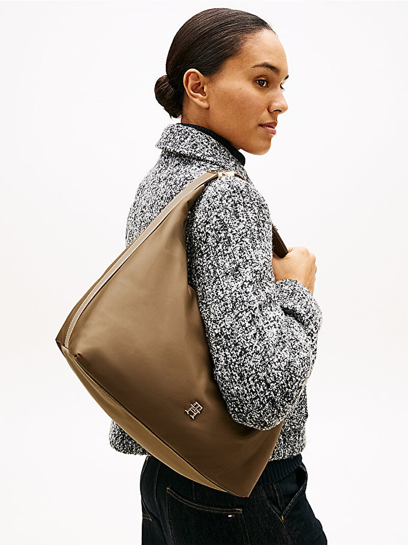 Kadın TH Go Hobo Omuz Çantası Kahverengi AW0AW18229R07