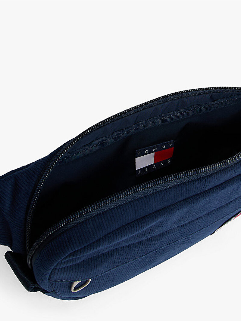 Erkek TJM Essential Daily Cord Bel Çantası Lacivert AM0AM13871C1G