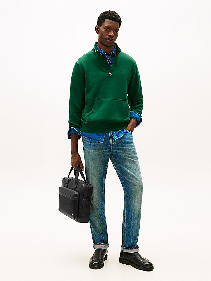 Erkek TH Flag Laptop Çantası Siyah AM0AM13989BDS