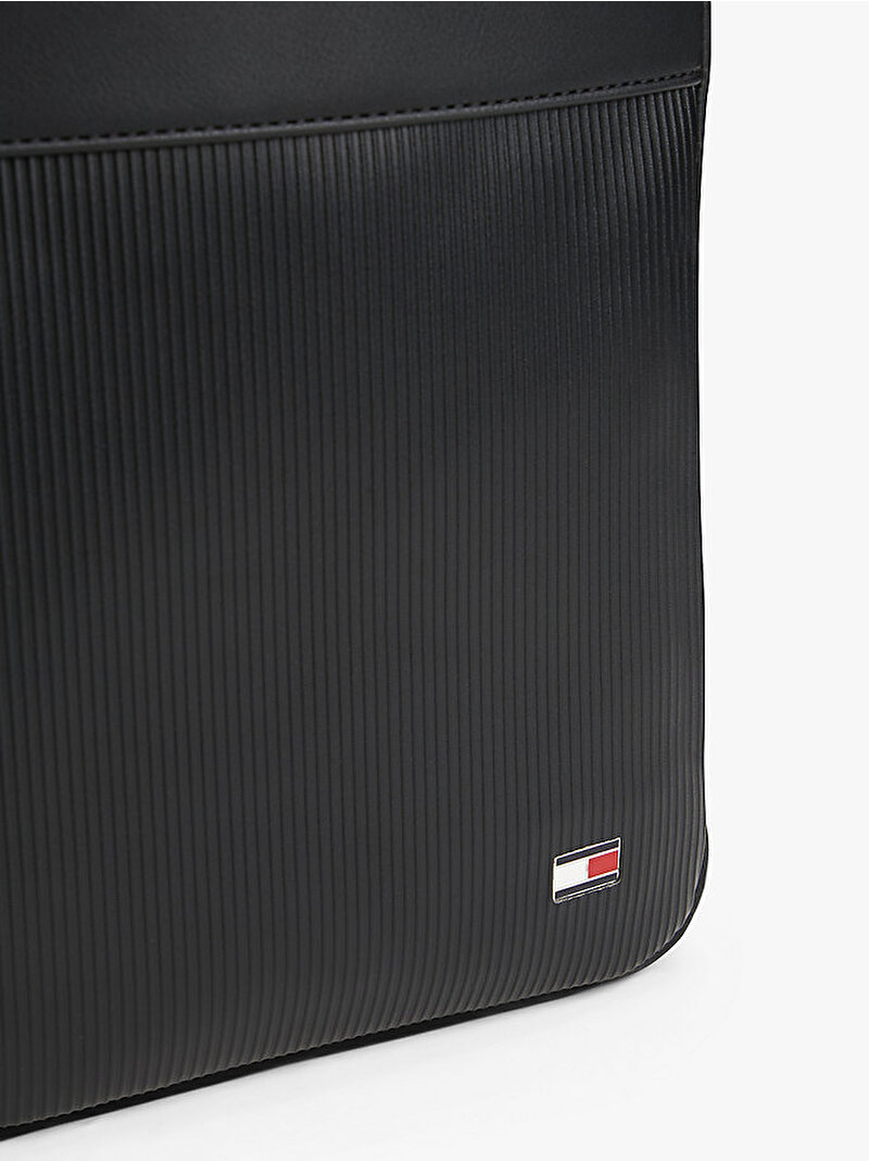 Erkek TH Flag Mini Çapraz Çanta Siyah AM0AM14014BDS