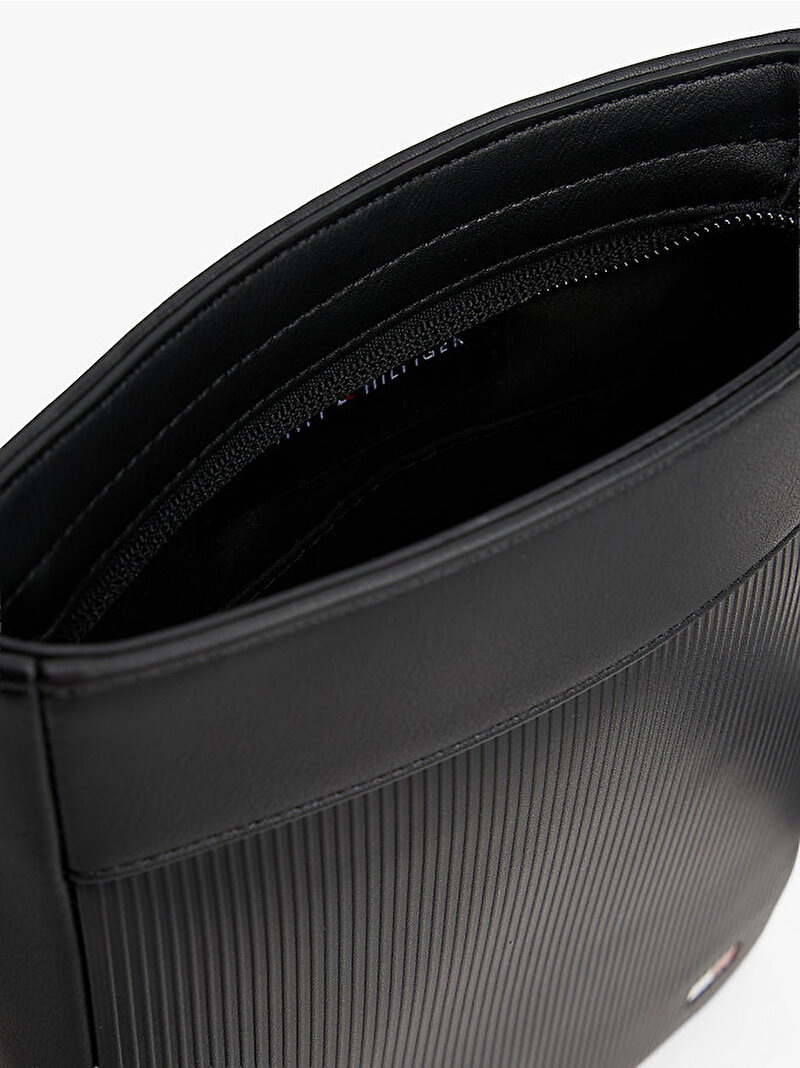 Erkek TH Flag Mini Çapraz Çanta Siyah AM0AM14014BDS