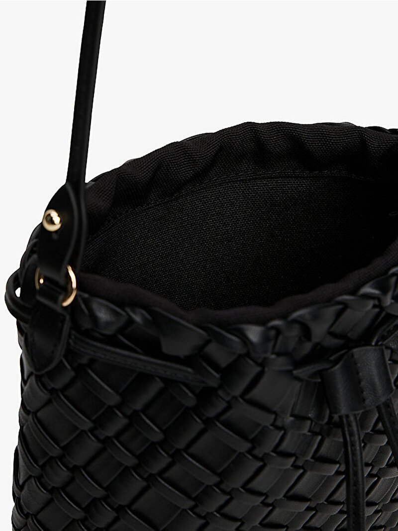 Kadın TH Braided Çapraz Çanta Siyah AW0AW18158BDS