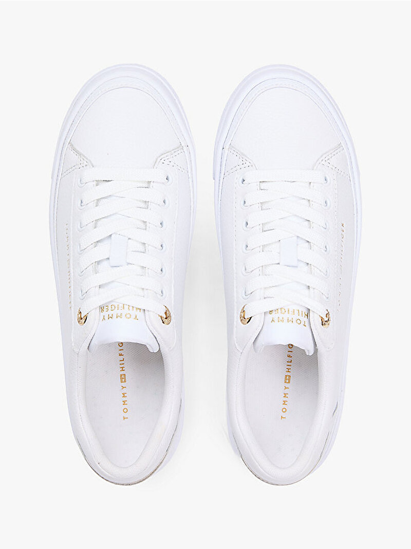 Kadın TH Foxing Platform Sneaker Beyaz FW0FW09018YBS