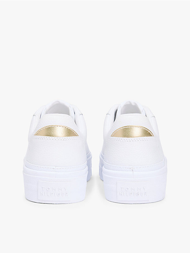 Kadın TH Foxing Platform Sneaker Beyaz FW0FW09018YBS
