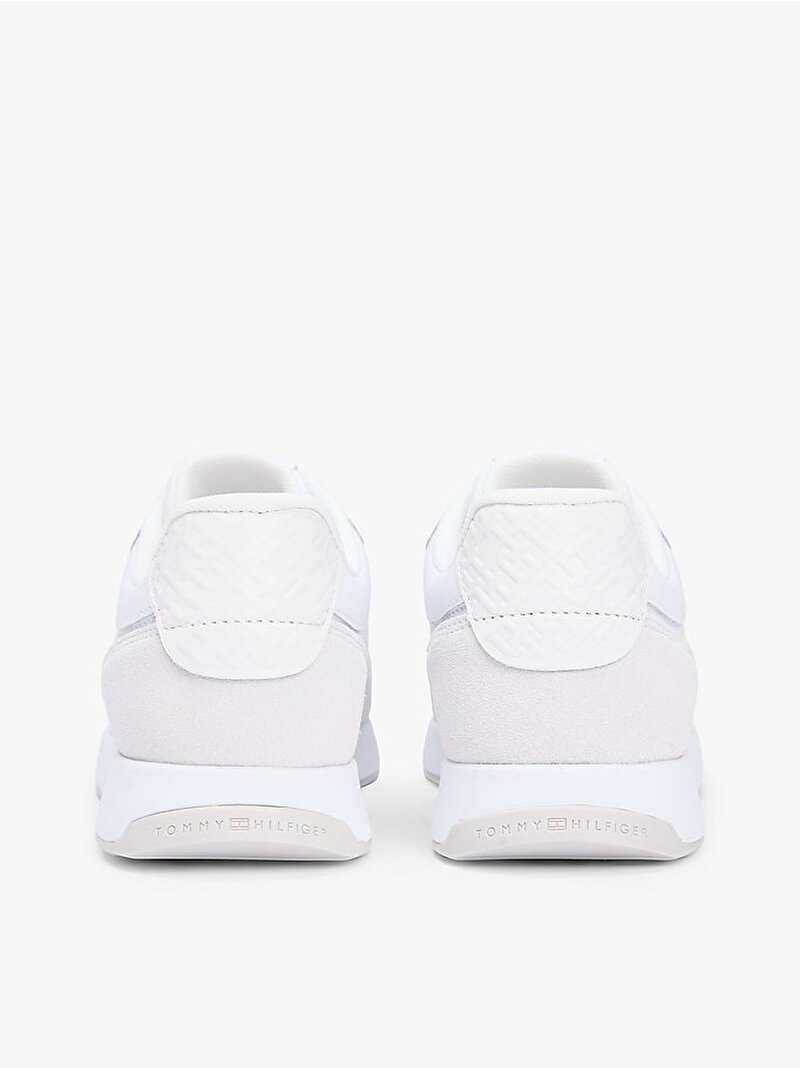 Kadın Monogram Mix Material Sneaker Beyaz FW0FW09267YBS