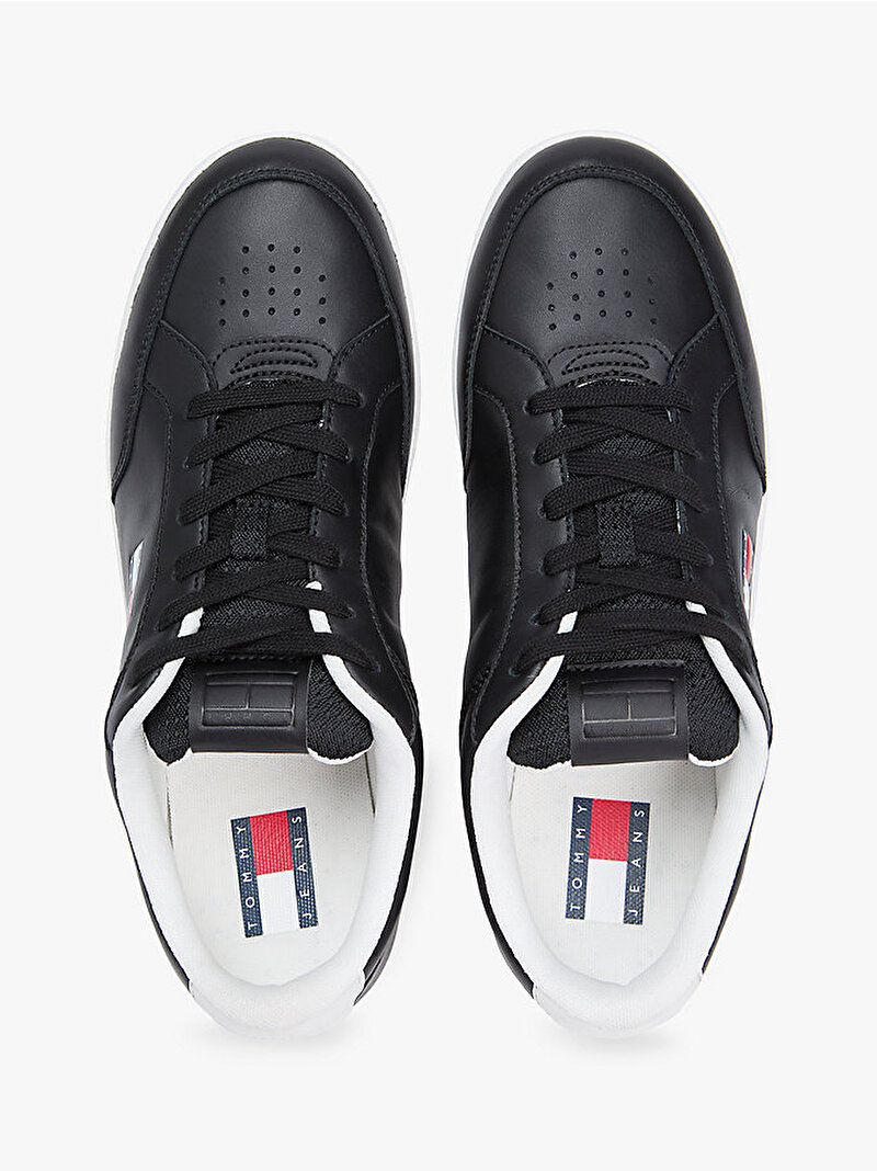 Erkek TJM Cupsole Long Sneaker Siyah EM0EM01707BDS